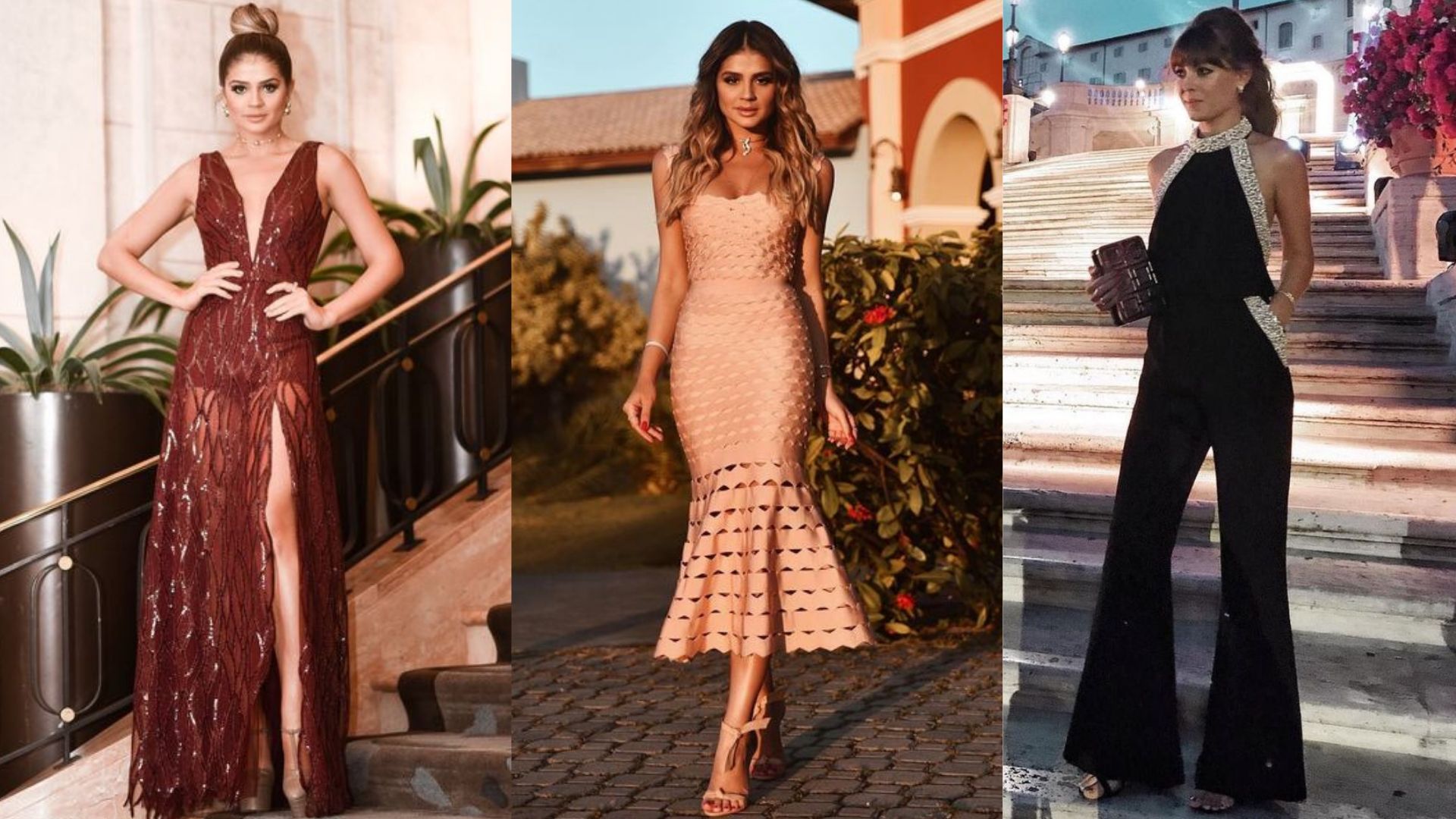 vestido tema flamingo